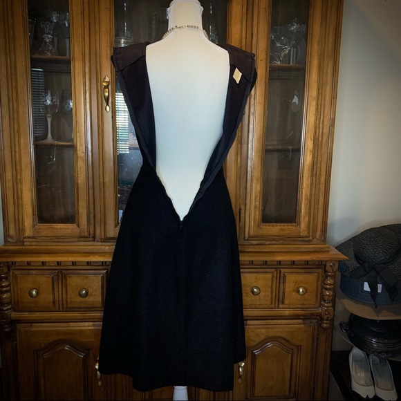 1960s A-Line Day Dress, SZ M - Picture 5 of 6